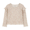 Blusa manga larga floreada