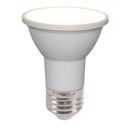 Foco PAR20 LED 9 W, Base E27, Luz Cálida Brillante, Multivoltaje, IP65, No atenuable
