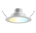 Lámpara Empotrable Downlight LED 10 W, Luz Blanca Ajustable, Atenuable, Multivoltaje