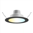 Lámpara Empotrable Downlight LED 10 W, Luz Blanca Ajustable, Atenuable, Multivoltaje