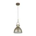 Lampara Colgante Campanola Cromada E27, 60W