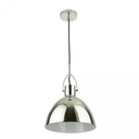 Lámpara Colgante campanola cromada E-27, 60W