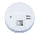 Detector de humo, 100-240 V~ I batería 9 V, uso interior, sensor