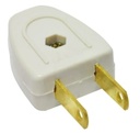CLAVIJA SENCILLA 15A 125V. BLANCO