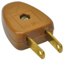 CLAVIJA SENCILLA 15A 125V. CAFE
