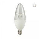 Bombillo tipo Vela atenuable de 6W 3000K E12