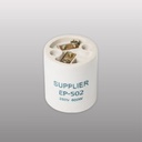 PORTALAMPARA 2 ORIFICIOS CON TORNILLOS 250V ~ 66