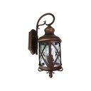 FAROL DE PARED PEQUEÑO ALUMINIO, BRONCE ANTIGUO E26