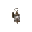 FAROL DE PARED GRANDE ALUMINIO, BRONCE ANTIGUO E26