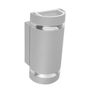 ARBOTANTE DOBLE LUZ PEQUEÑO ALUMINIO, SATIN. GU10-35W/C