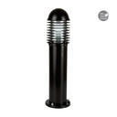 MINIPOSTE REDONDO ALUMINIO, NEGRO. E26