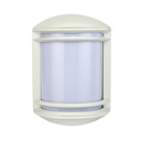 ARBOTANTE MODERNO CURVO ALUMINIO, BLANCO. E26