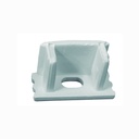 Tapa final para perfil DE ALUMINIO modular con salida.