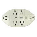 ADAPTADOR AC PARED 6T + 1SUB A+ 1 USB C 3.1 AMPS CL-OP-W2-103-WT CASE LOGIC CL-OP-W2-103-WT