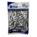 CONECTOR FITTING RG6 DE DIENTES 50 UNDS FLM-56CP NIPPON FLM-56CP-PK