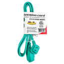 EXTENSION ELECTRICA 3 TOMAS 2.7 MTS VERDE EX-FLT216-9GRN NIPPON EX-FLT216-9GRN