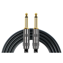 KIRLIN IP-221GMG 6M BKE CABLE PREMIUM INSTRUMENTO 1/4 A 1/4 6 MTS NEGRO PVC IP-221GMG6MBKE