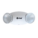 LAMPARA DE EMERGENCIA LED 0.2W CON 2 REFLECTORES 2.4 W 120/277V AC60 Hz AT-8536UL NIPPON AT-8536UL