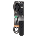 REGLETA ELÉCTRICA 6 TOMAS + 1 USB A + 1 USB C 15W CABLE 1.8 MTS GE 82595