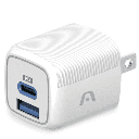 ARGOM ARG-AC-0116WT CARGADOR TIPO C+USB 38W ARG-AC-0116WT
