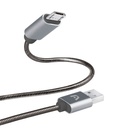 ARGOM CABLE MICRO USB A USB 2.0 TRENZADO ARG-CB-0026GR
