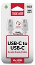 MAXELL 348627 CABLE USB USB C-USB 2 MTS DE LARGO BLANCO 348627