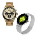 Combo Smartwatch HiFuture GO PRO 2 + Smartwatch HiFuture Aura 2 Plateado 