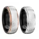 Combo Anillo Inteligente HiFuture Future Ring2 56mm Oro Rosa/Plateado + Anillo Inteligente HiFuture Future Ring2 62mm Plateado