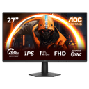 MONITOR GAMING AOC 27G50Z 27" PLANA FULL HD 1920 X 1080 260HZ FAST IPS LED ADAPTIVE SYNC HDMI / DISPLAYPORT / AUDIO