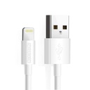 Cable Lightning a USB (Certif. MFi) 1.8Mts, IP0027 blanco IP0027-WH