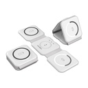 Cargador Inalámbrico Magnético Plegable 3 en 1, T588-F blanco T588-F