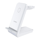 Cargador Inalámbrico 4 en 1 con soporte extraíble para iwatch, T608-F WH T608-FWH