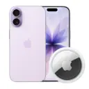 Combo Celular Apple iPhone 17 5G 256GB 8GB-RAM Lavanda + Rastreador Apple AirTag Blanco MX532AM/A