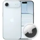 Combo Celular Apple iPhone Air 5G eSIM 256GB 12GB-RAM Celeste + Rastreador Apple AirTag Blanco MX532AM/A