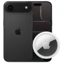 Combo Celular Apple iPhone Air 5G eSIM 256GB 12GB-RAM Negro + Rastreador Apple AirTag Blanco MX532AM/A