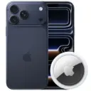 Combo Celular Apple iPhone 17 Pro Max 5G 256GB 12GB-RAM Azul + Rastreador Apple AirTag Blanco MX532AM/A