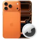 Combo Celular Apple iPhone 17 Pro 5G 256GB 12GB-RAM Naranja Cósmico + Rastreador Apple AirTag Blanco MX532AM/A