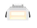 Lámpara Empotrable Downlight LED 12 W, Luz Blanca Ajustable, Antiparpadeo, No atenuable