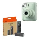 Combo Cámara Instantánea Fujifilm Instax Mini 12 Menta + Dispositivo de Streaming Amazon Fire TV Stick HD 8GB AMZ-B0CQMRKRV5-B