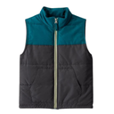 Chaleco acolchado verde oscuro para niño