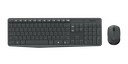 Kit Teclado y Mouse Logitech MK235 Inalámbricos USB-A Grafito 920-007901