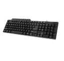 Teclado XTech Alámbrico USB-A Inglés Negro XTK-160E