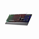 Teclado XTech Español USB con Iluminación de Fondo Multicolor Armiger XTK-510S