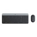 Combo Teclado y Mouse Logitech Slim MK470 Inalámbrico Negro 920-009266