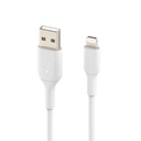 Cable Belkin Lightning Macho a USB-A Macho 2M Blanco CAA001bt2MWH