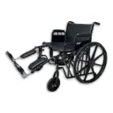 Silla de Ruedas HOSP 24″ Bariátrica Negra YJ-010