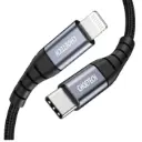 Cable de Lightning a USB-C Choetech 1.2mts Negro IP0039-BK