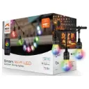 Guirnalda Inteligente Nexxt Solutions Outdoor String Lights 24 Bombillos 14mts RGB Wi-Fi NHB-O100