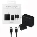 Adaptador de Corriente Samsung T4510 45W USB-C Carga Super Rápida con Cable Samsung USB-C a USB-C 1.8mts Negro EP-T4510XBEGCA
