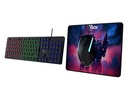 Kit Teclado y Mouse XTech Hasha con MousePad XTK-535S